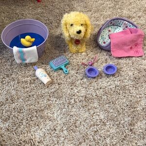 American Girl “Honey” the dog set